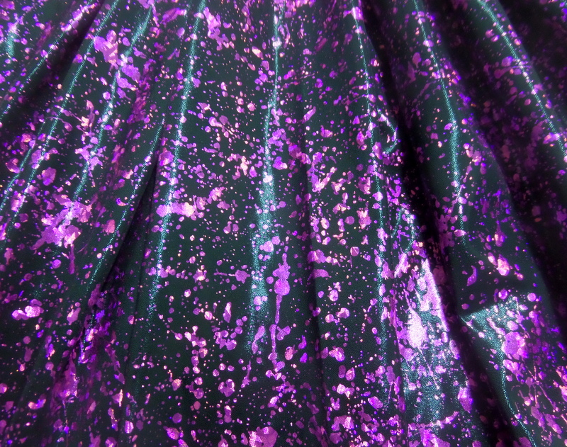 4.Fuchsia-Black Hologram Splash